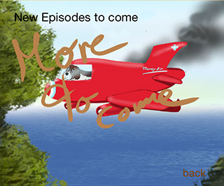 Flooney The Fly - Mobilutions.eu - dog in burning airplane