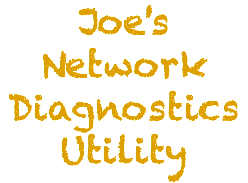Joe's Network Diagnostics Utility